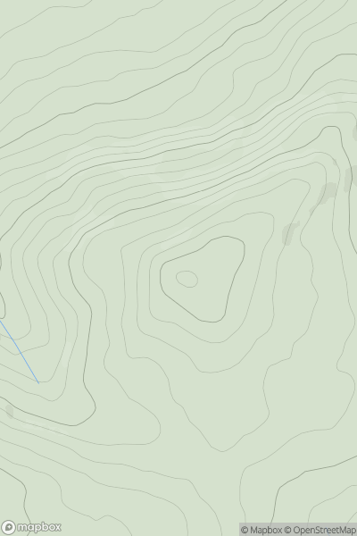 Thumbnail image for Twyn y Gaer [Llandovery to Monmouth] [SN989280] showing contour plot for surrounding peak
